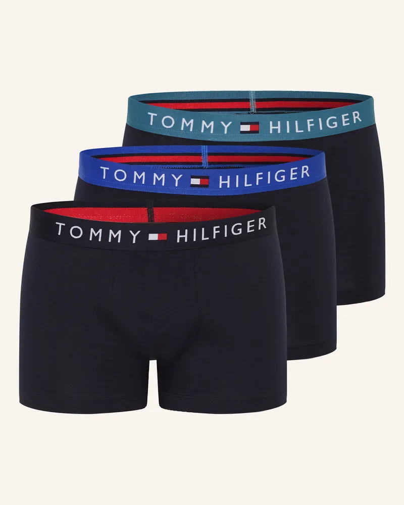 Tommy Hilfiger 3er-Pack Boxershorts blau Dunkelblau