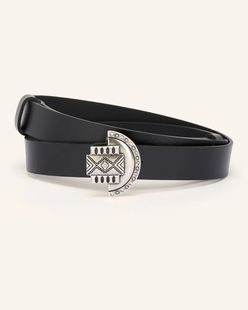 ba&sh Ledergürtel BESLIE Schwarz