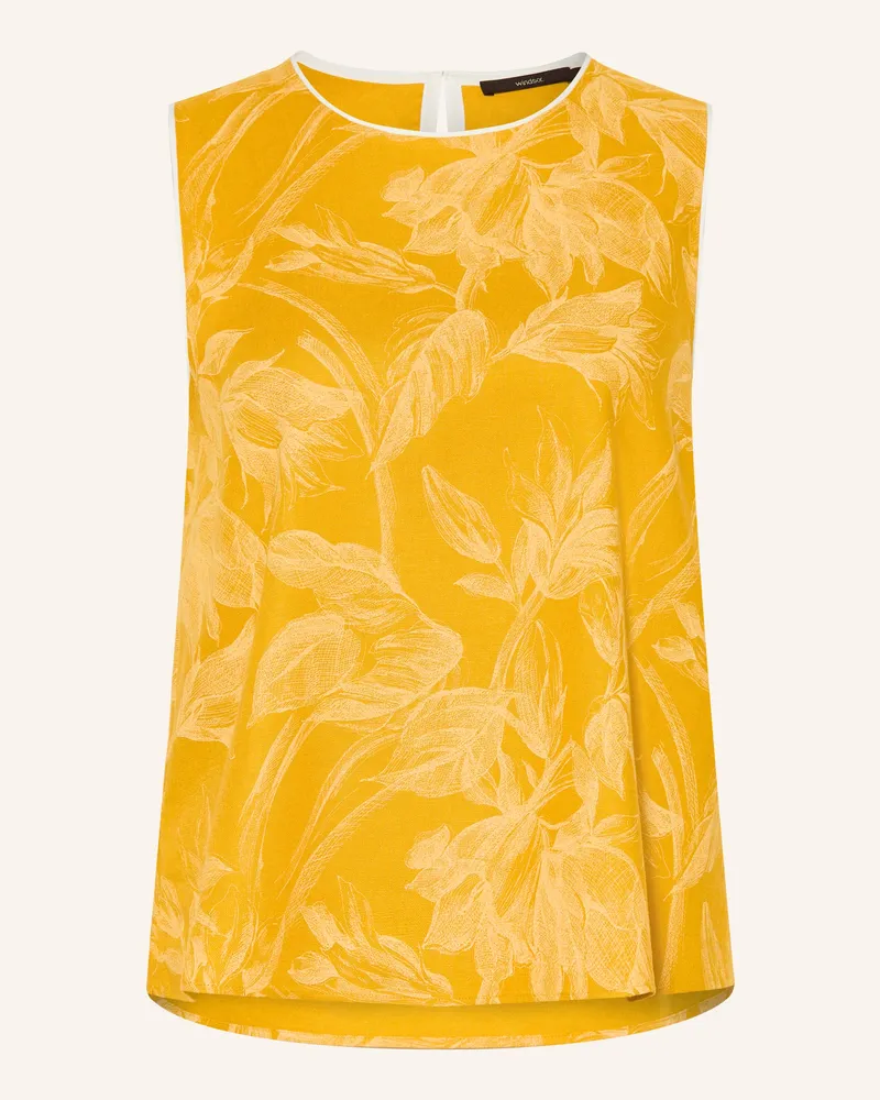 windsor. Blusentop Dunkelgelb