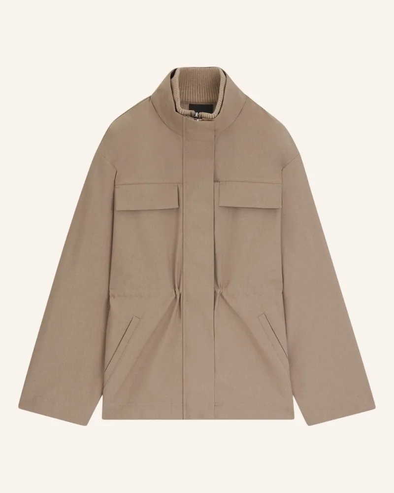 HUGO BOSS Casual Jacke PAROUX Regular Fit Hellbraun