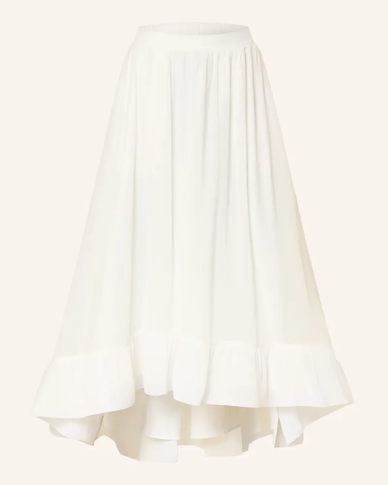 Apart Rock Mit Volants weiss Weiss