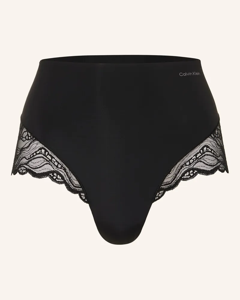 Calvin Klein Shape-Slip SENSUAL STRETCH LACE Schwarz