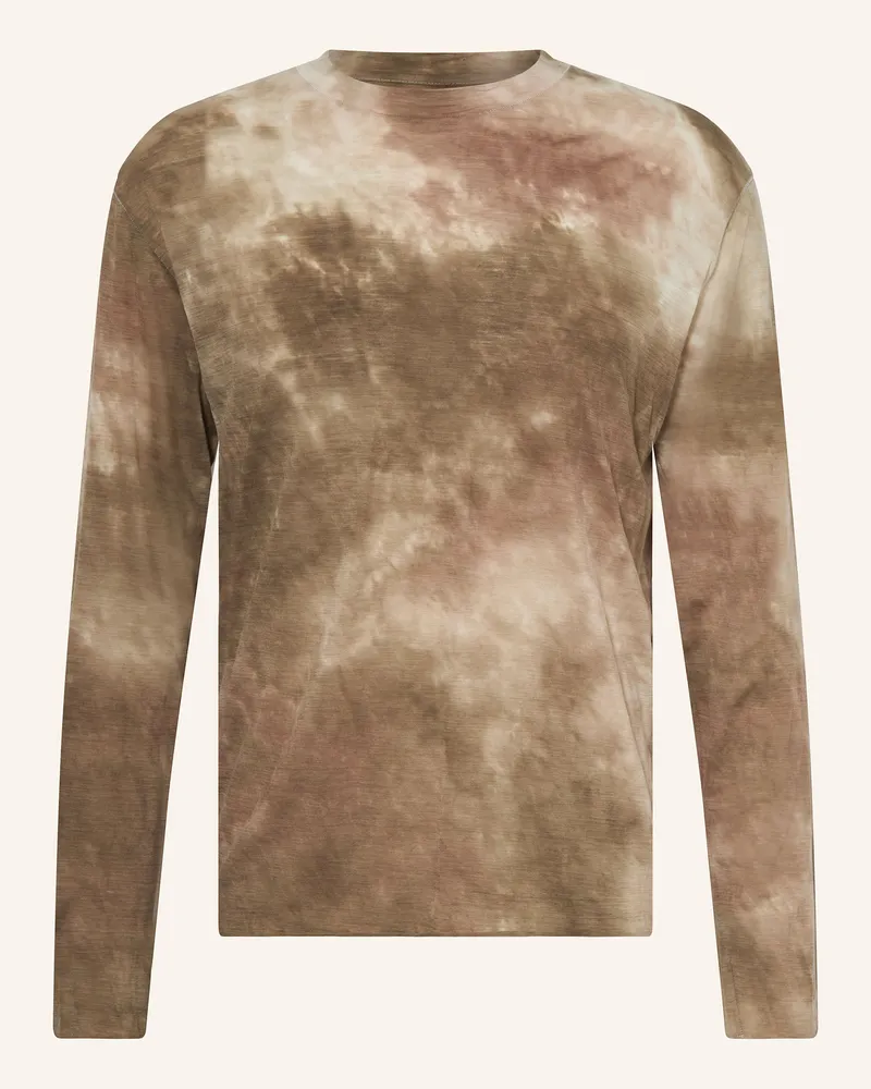Satisfy Laufshirt CLOUDMERINO™ aus Merinowolle Braun