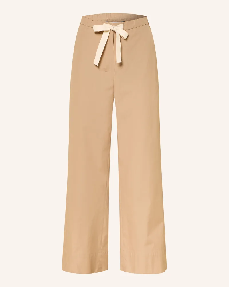 Max Mara Culotte Argento braun Beige