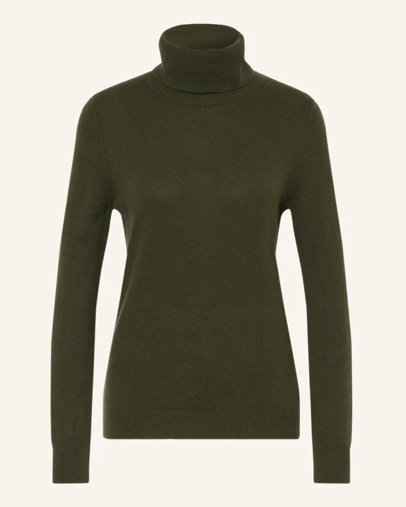 lilienfels Rollkragenpullover Aus Cashmere gruen Dunkelgrün