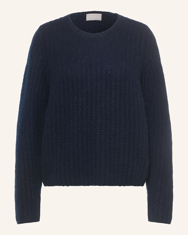 hemisphere Pullover Mit Cashmere blau Dunkelblau