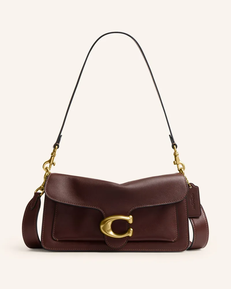 Coach Schultertasche Tabby braun Dunkelbraun