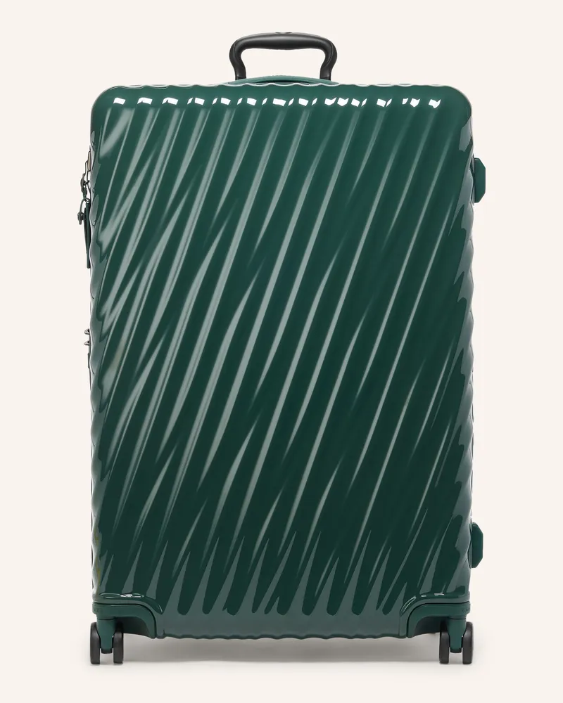 Tumi 19 Degree Trolley Large Front Access Expandable Checked gruen Grün