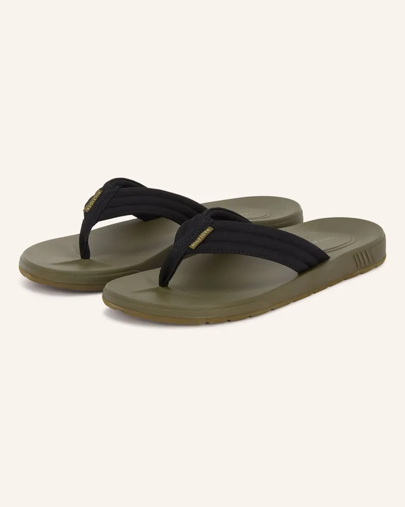 Tommy Hilfiger Zehentrenner Oliv