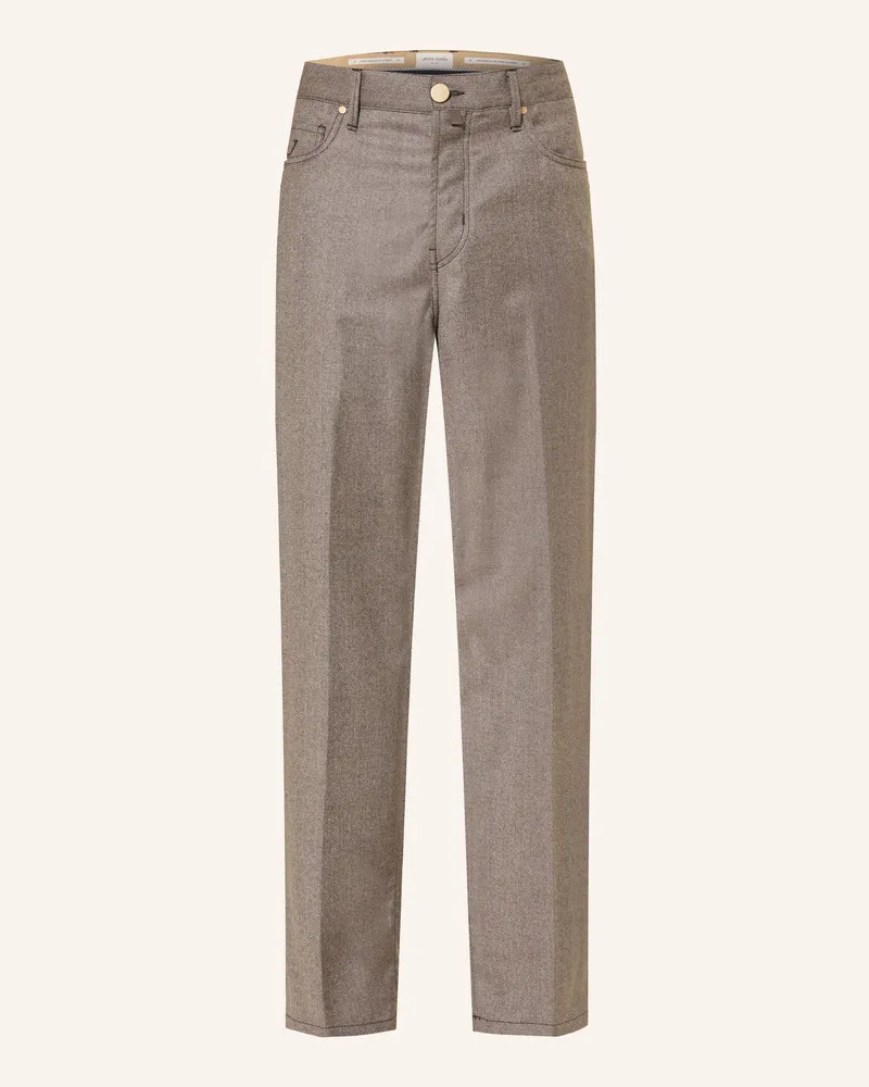 Jacob Cohën Hose Alex Straight Fit braun Braun