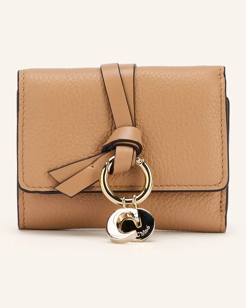 Chloé Geldbörse Alphabet beige Light
