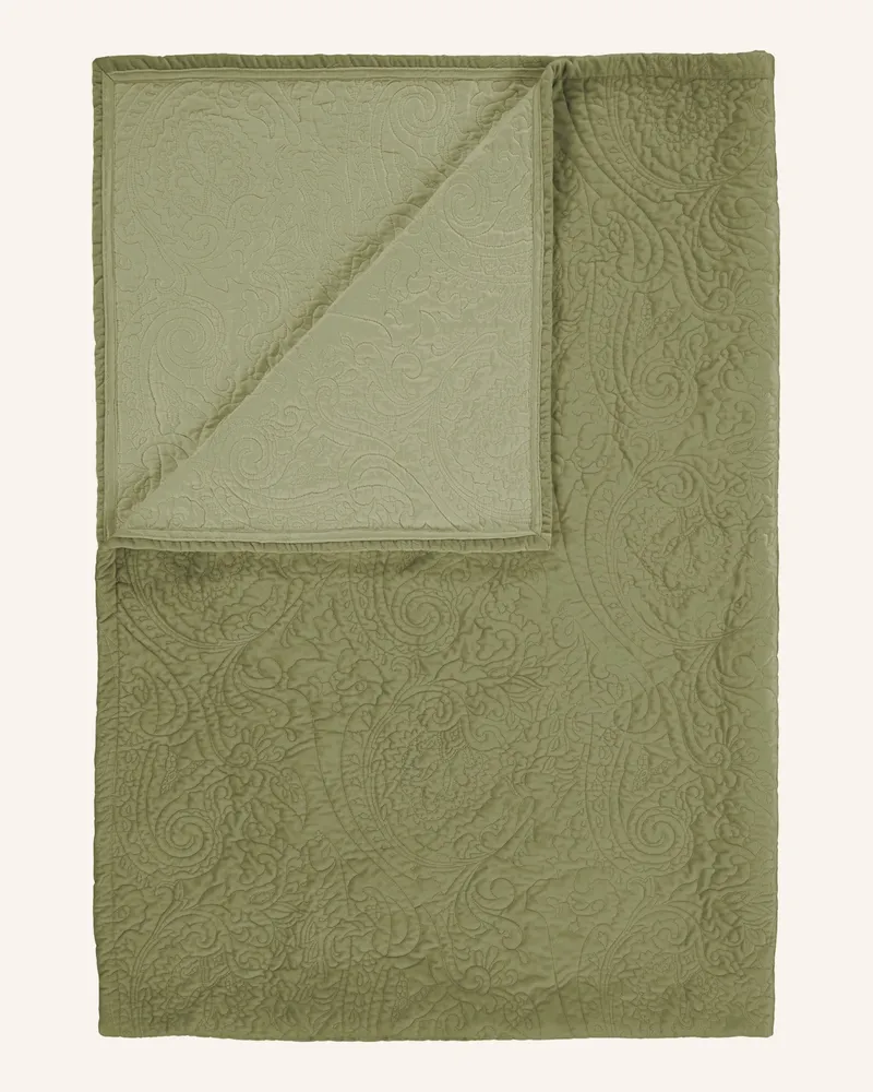 Essenza Tagesdecke Roeby gruen Grün