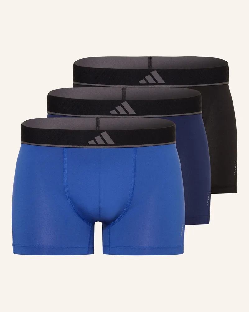 adidas 3er-Pack Boxershorts ACTIVE MICRO FLEX ECO Dunkelblau
