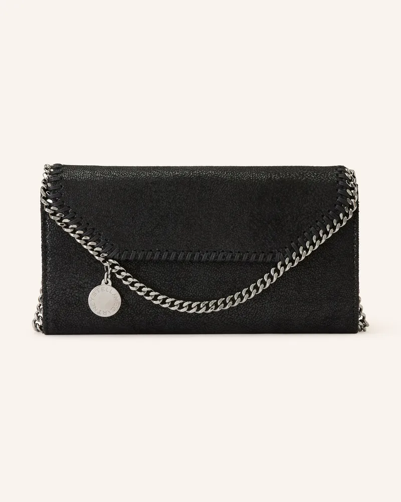 Stella McCartney Geldbörse FALABELLA zum Umhängen Schwarz