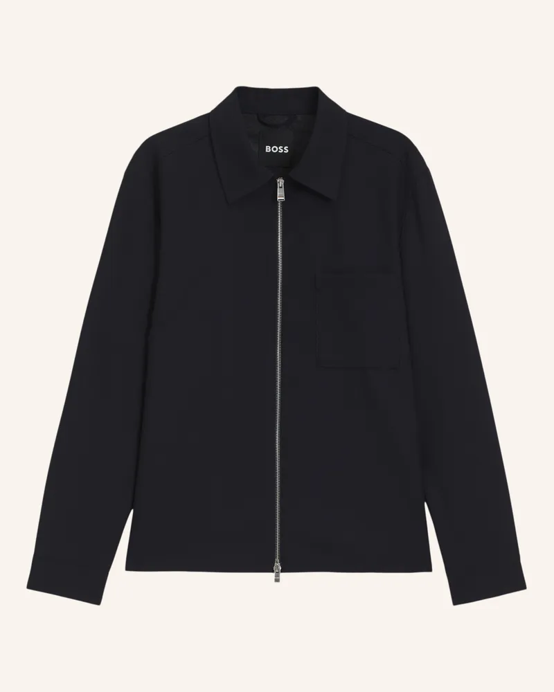 HUGO BOSS Blazer C-CARPER-ZIP-253 Regular Fit Dunkelblau