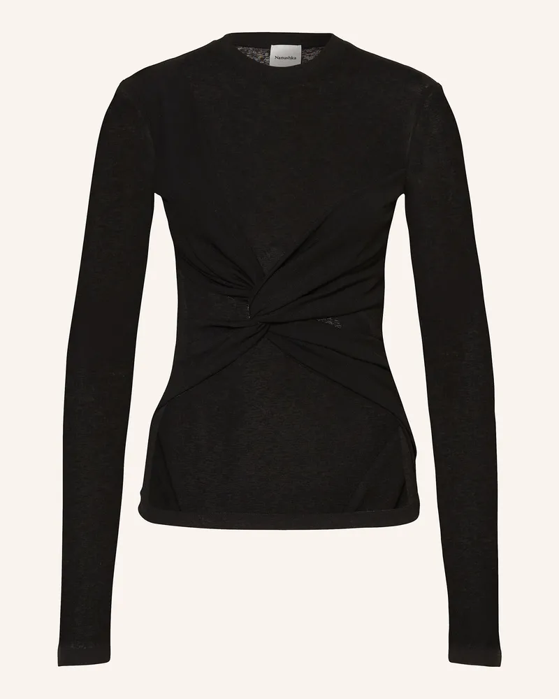 Nanushka Longsleeve IZOLDA Schwarz