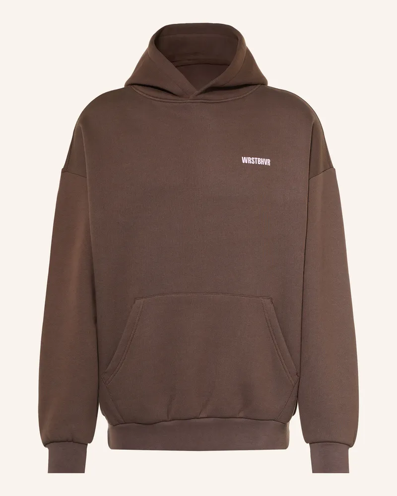 WRSTBHVR Hoodie Studio v14 braun Dunkelbraun