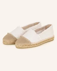 Castañer Espadrilles KAMPALA mit Glanzgarn Weiss