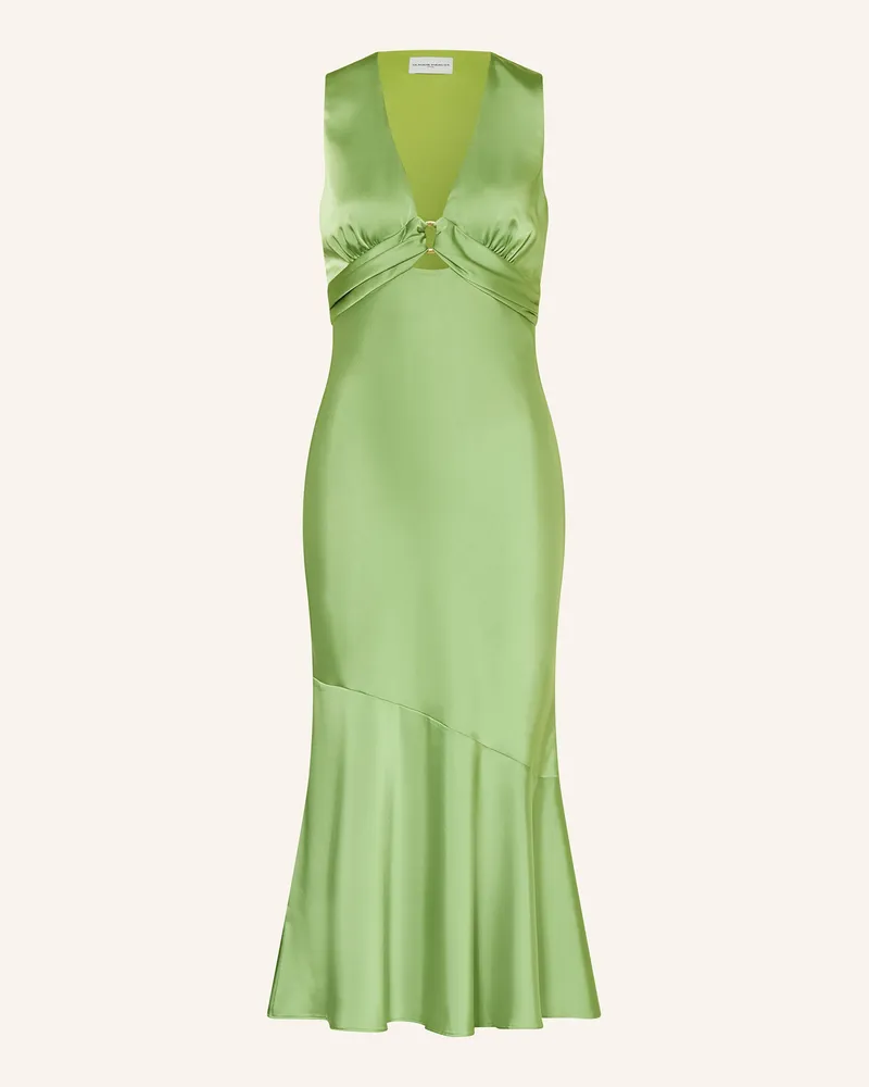 Claudie Pierlot Kleid mit Cut-out Grün