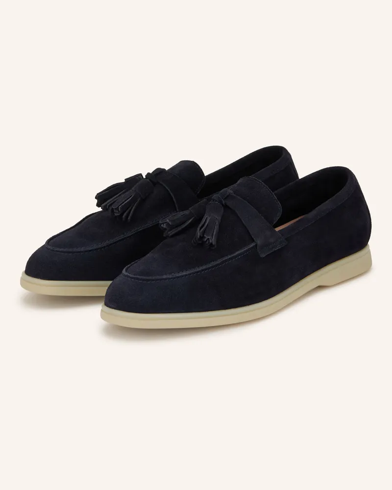lilienfels Slipper blau Dunkelblau