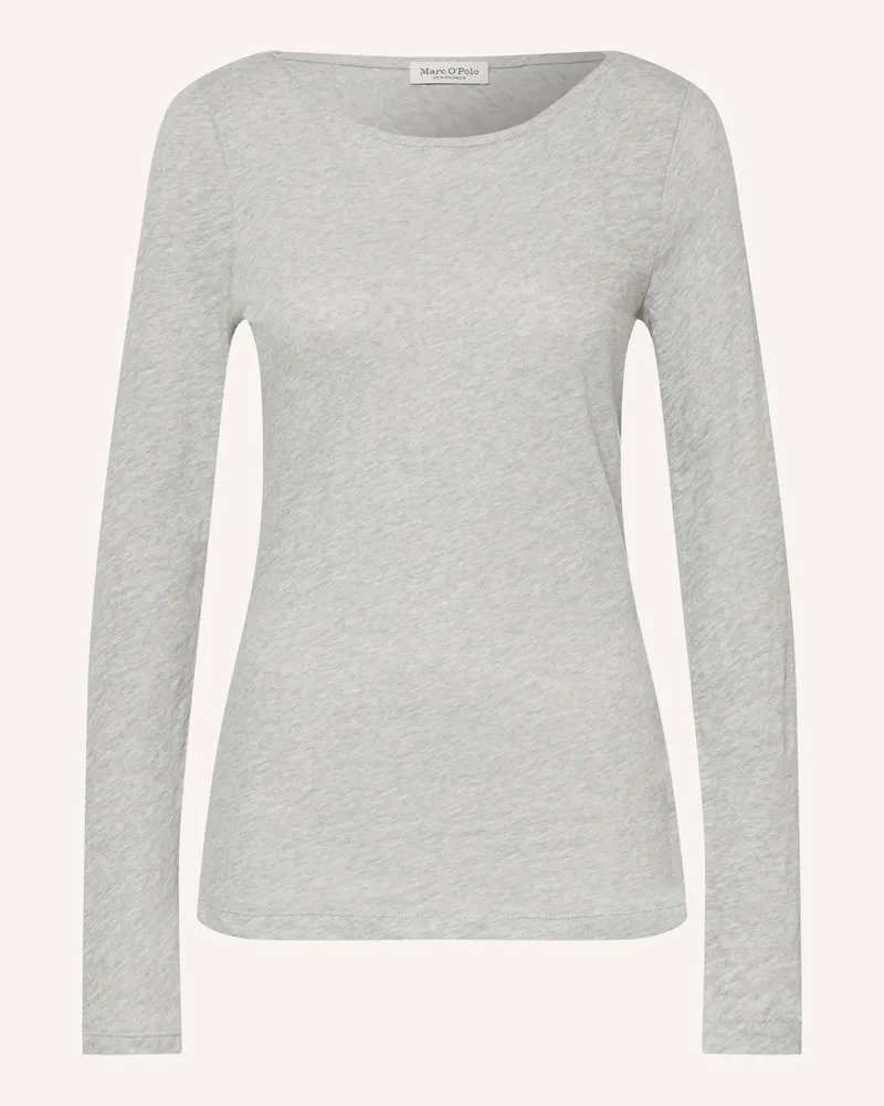 Marc O'Polo Longsleeve grau Hellgrau