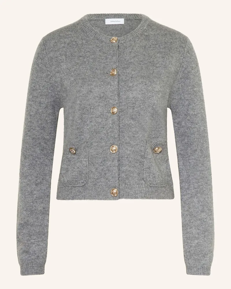 Darling Harbour Strickjacke aus Cashmere Grau