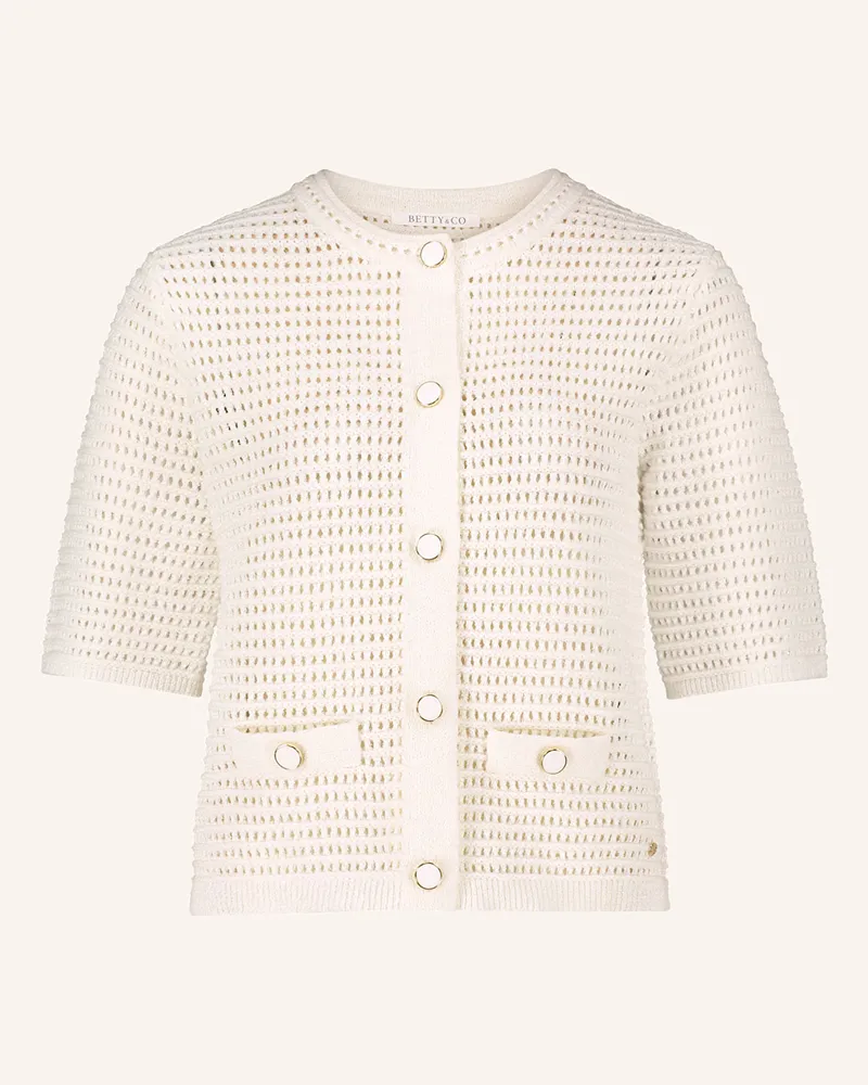 Betty Barclay Strickjacke Ecru