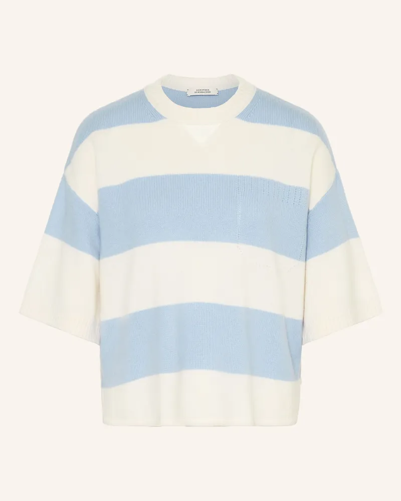Dorothee Schumacher Pullover MODERN STATEMENTS mit 3/4-Arm Hellblau