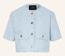 Cropped-Jacke aus Tweed