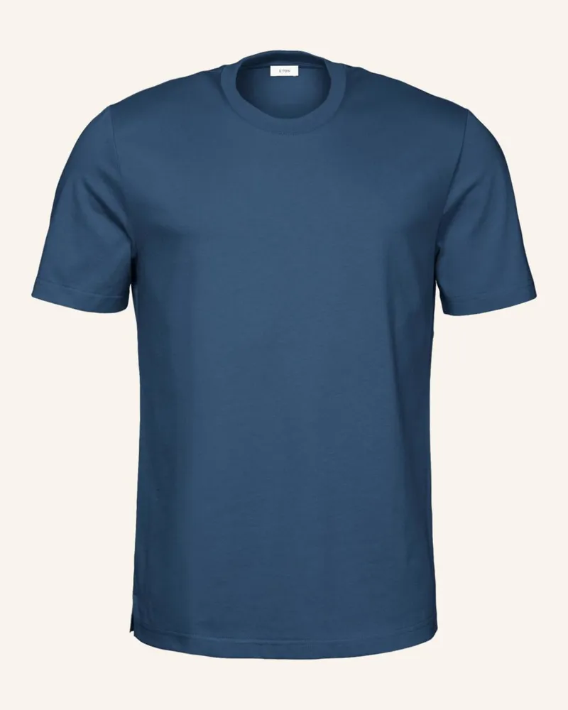 Eton Single Jersey Supima Cotton T-Shirt blau Blau