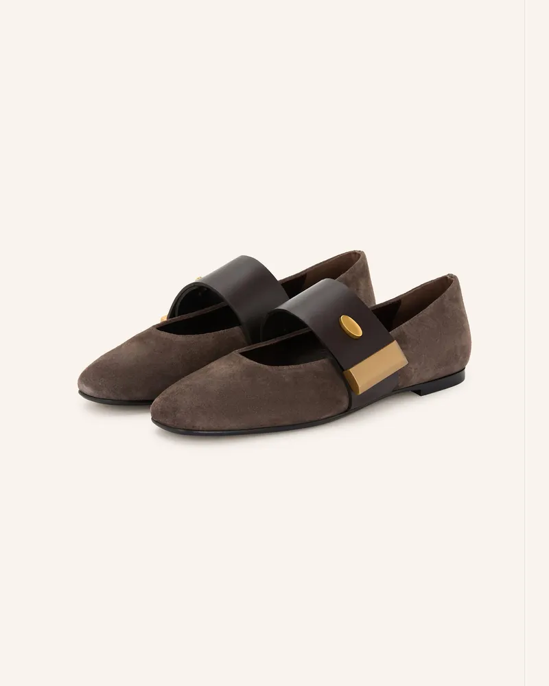 FESTA Milano Mary-Jane Ballerinas Kellys braun Dunkelbraun