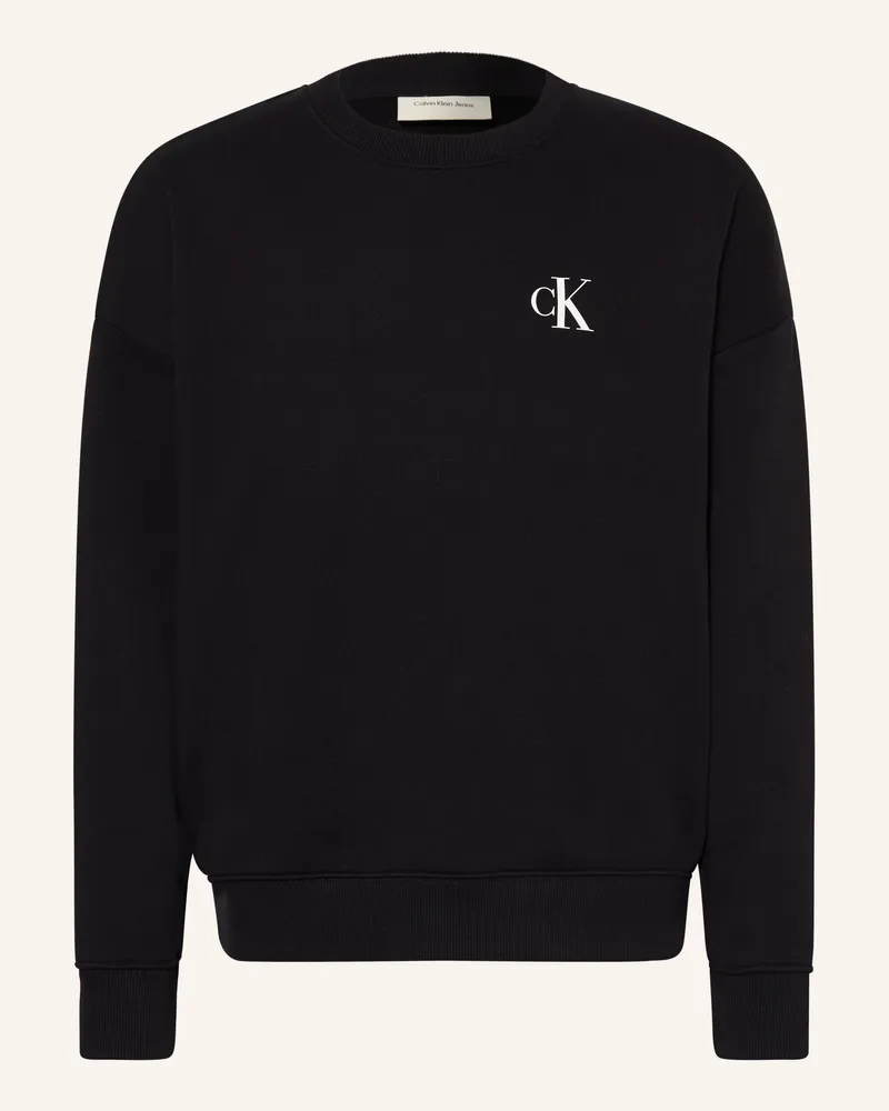 Calvin Klein Sweatshirt schwarz Schwarz