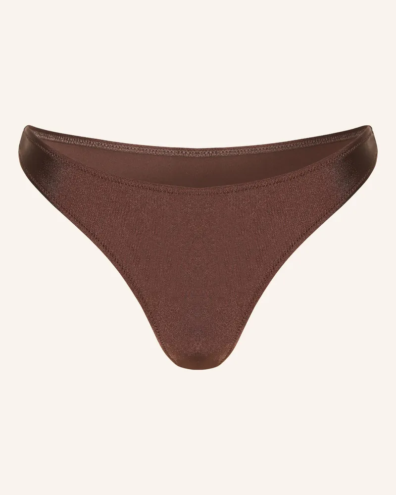 Mrs & HUGS Brazilian-Bikini-Hose braun Dunkelbraun