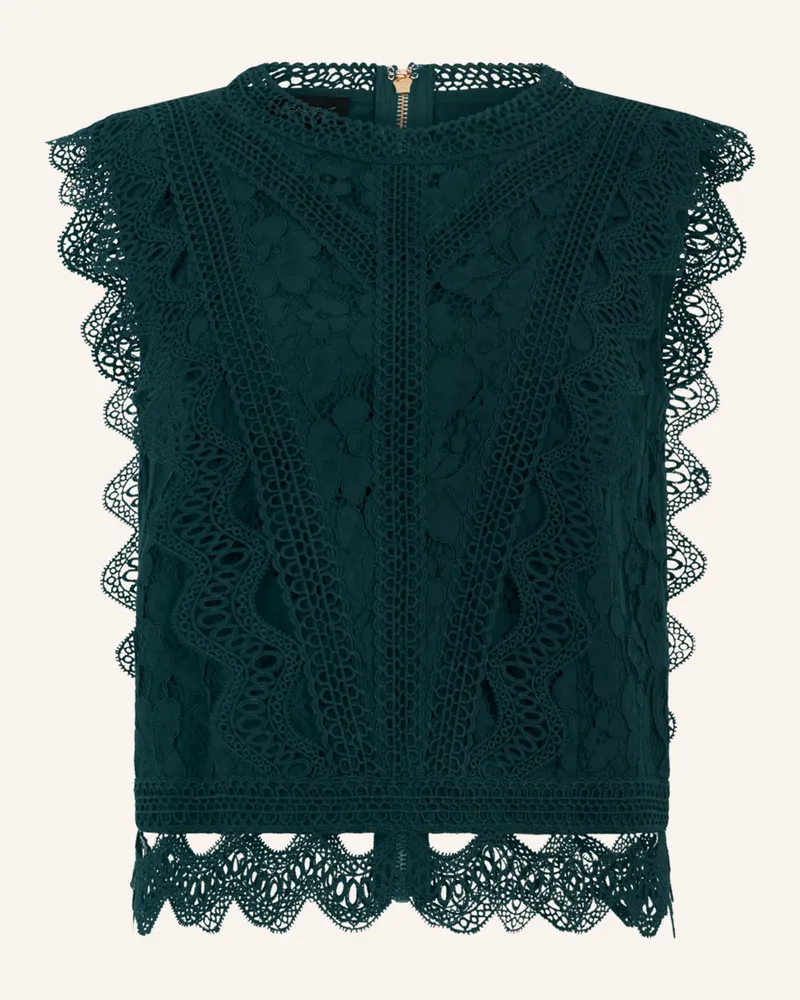 Apart Spitzentop gruen Dunkelgrün