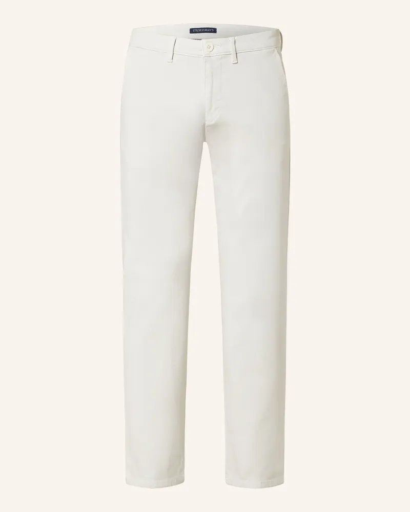 Strokesman's Piqué-Chino Slim Fit Hellgrau