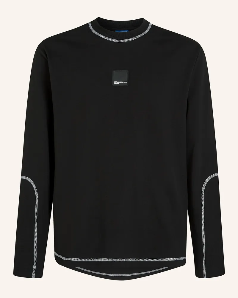 Karl Lagerfeld T-Shirt schwarz Schwarz