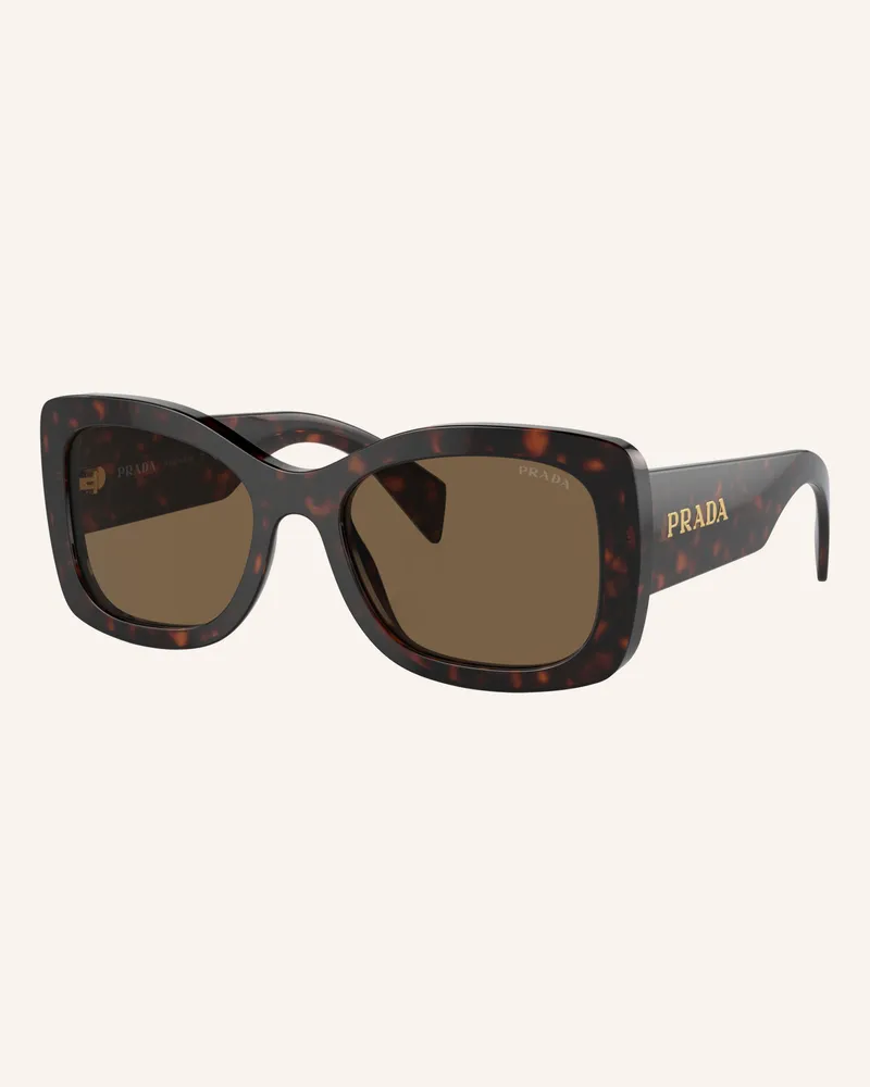 Prada Sonnenbrille Pr a08s braun 16n5y1