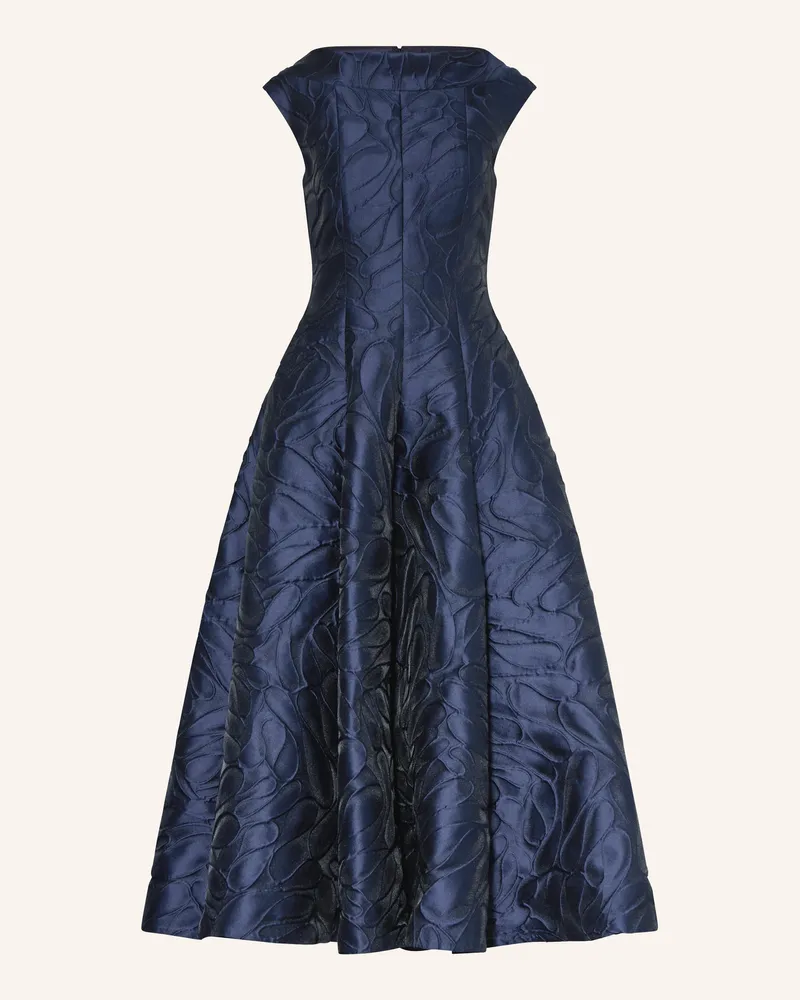Talbot Runhof Cocktailkleid Aus Jacquard blau 430