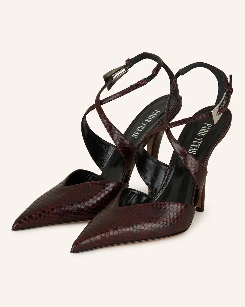 Paris Texas Pumps LAILA Dunkelrot