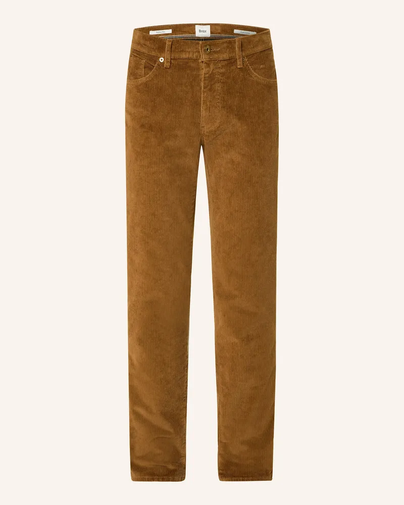 Brax Cordhose CADIZ Straight Fit Braun