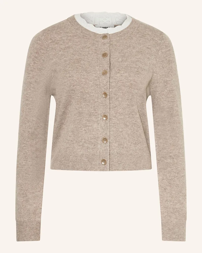 Sandro Strickjacke Taupe