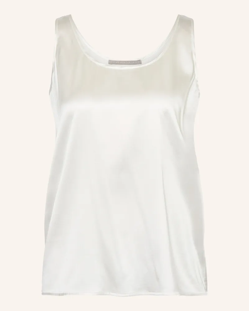 (THE MERCER) N.Y. Satintop weiss Ecru