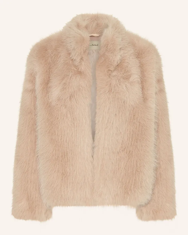 Smith & Soul Kunstfell-Jacke braun Camel