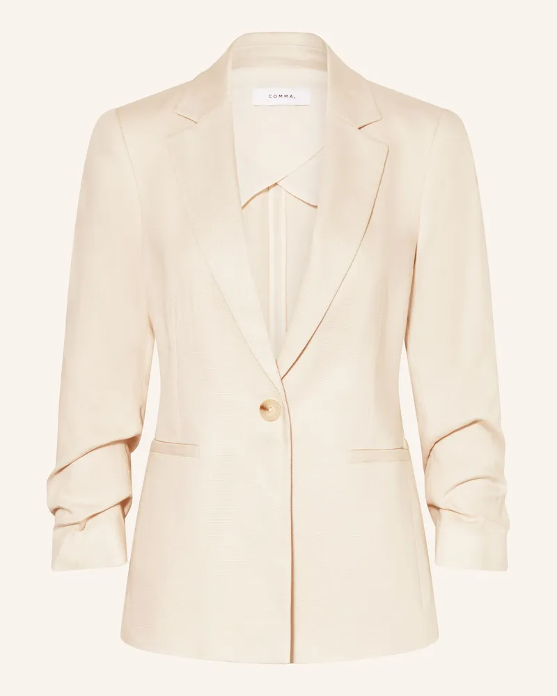 COMMA Blazer mit 3/4-Arm Creme