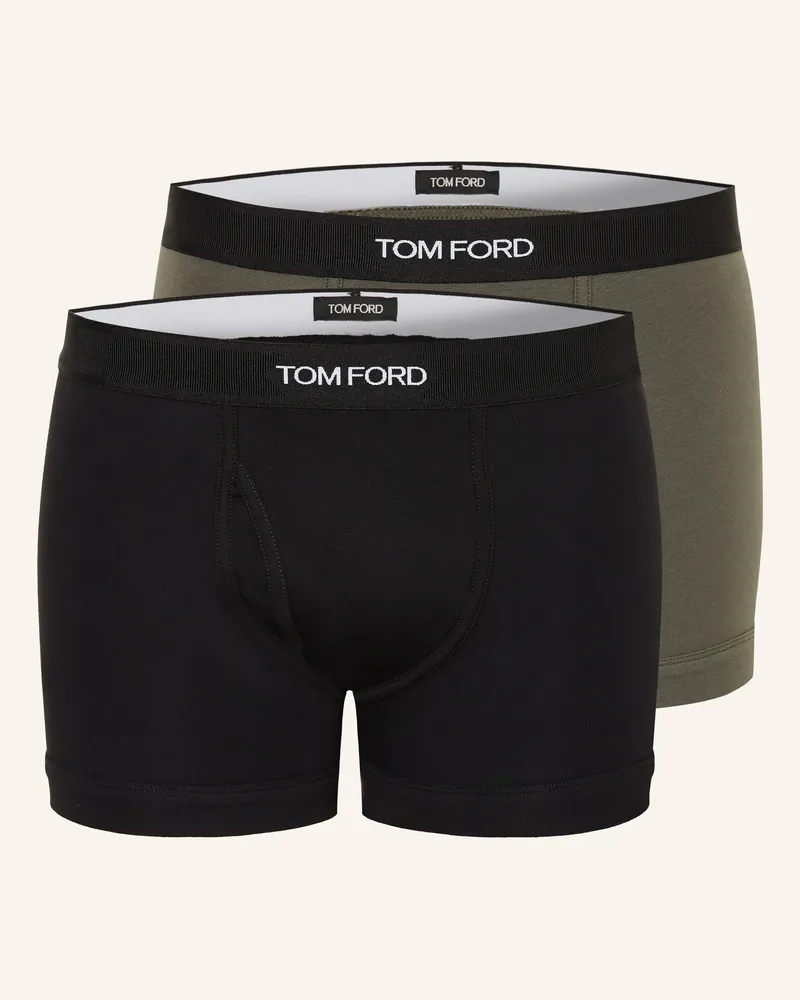 Tom Ford 2er-Pack Boxershorts Schwarz