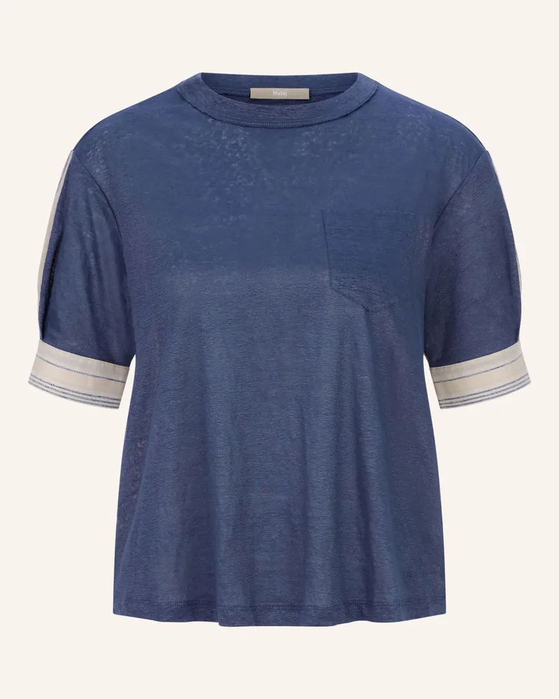Malej Leinenshirt Argos blau Dunkelblau
