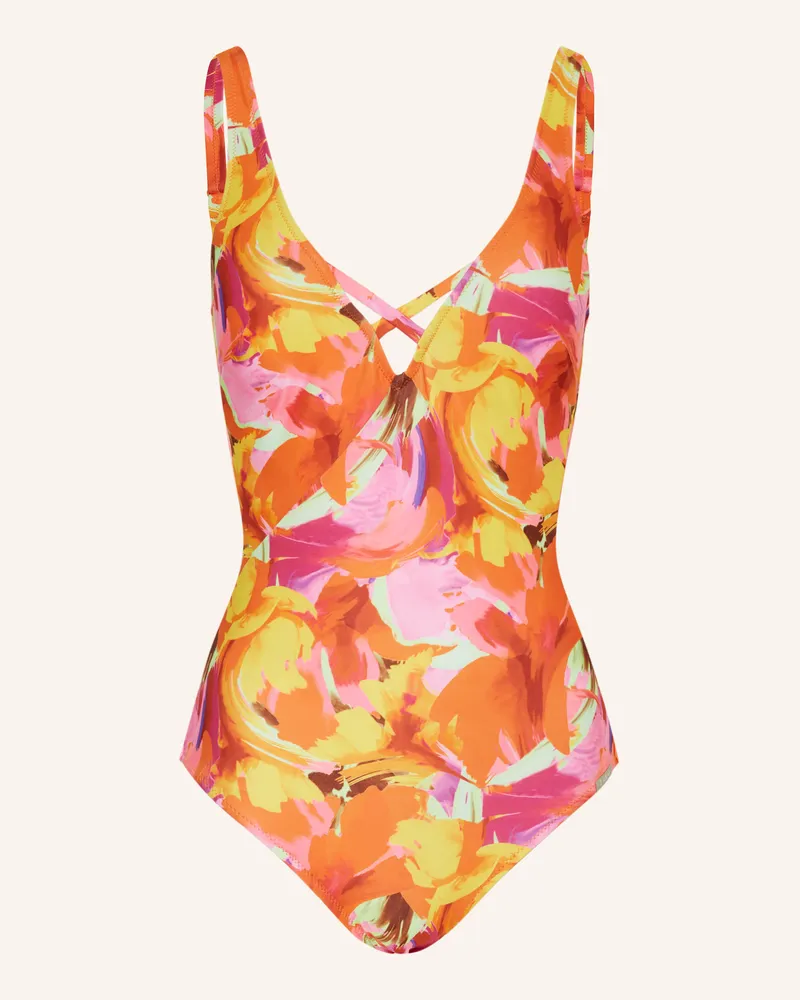 Lidea Badeanzug Neon Nostalgia orange Orange