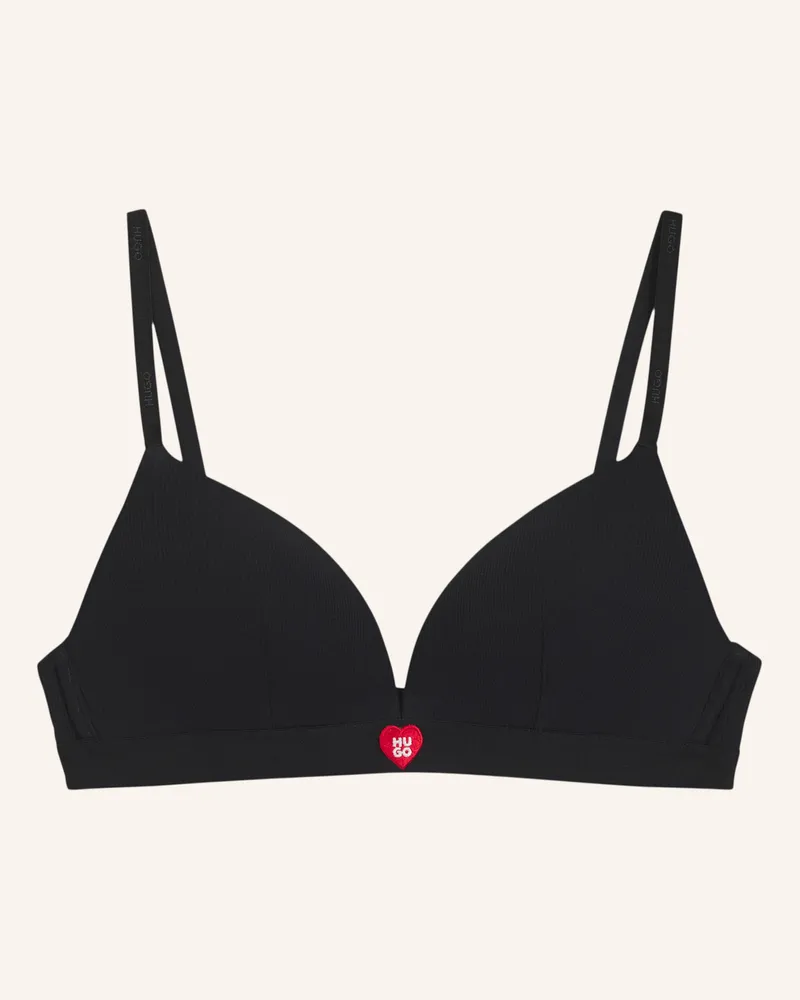 HUGO BOSS Bra Hugo Heart Triangle schwarz Schwarz
