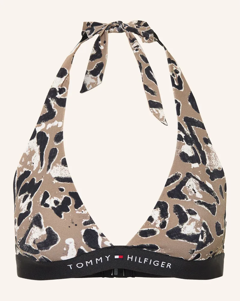 Tommy Hilfiger Neckholder-Bikini-Top Taupe