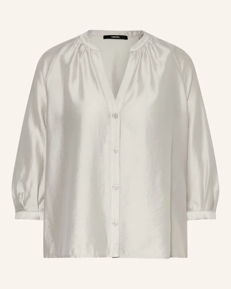 someday. Bluse Zamida Mit 3/4-Arm beige Creme